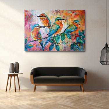 Birds Painting on Canvas